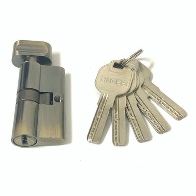 качество  60mm Zinc Cylinder Lock Single Open Euro Profile Cylinders With Brass Or Iorn Key завод