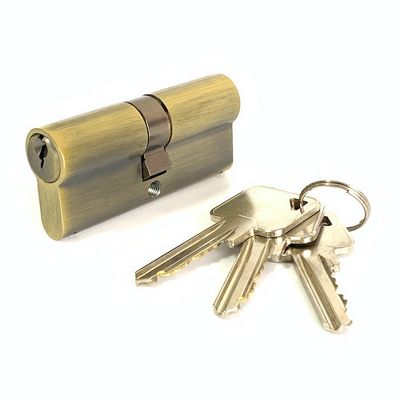 качество  Brass Euro Cylinder Lock 70mm Double Sided Cylinder Lock Customized завод