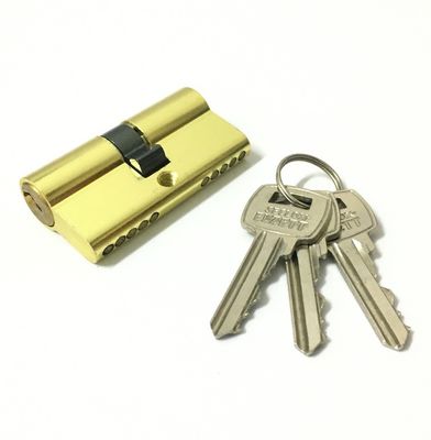 качество  Double Open Aluminum Brass Cylinder Custom Size Double Barrel Locks 60mm завод