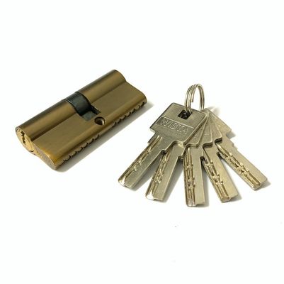 качество  Euro Profile Zinc Brass Cylinder 80mm Door Cylinder Lock Replacement завод
