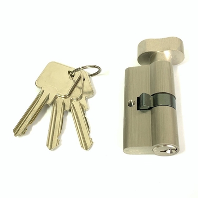 60mm Euro Profile Single Brass Cylinder