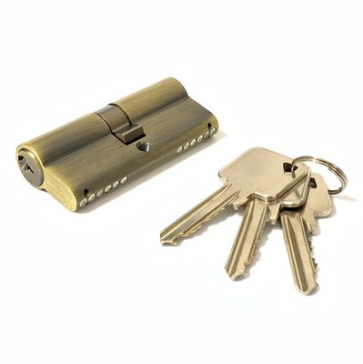 70мм Европрофиль Двойной Латунный Цилиндр