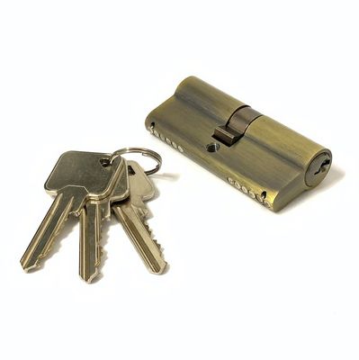 70мм Европрофиль Двойной Латунный Цилиндр