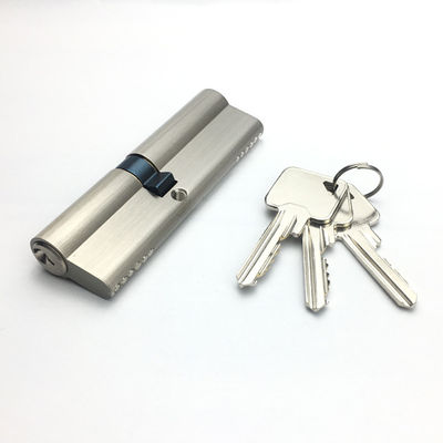 100-мм латунный цилиндр европрофиля с двойным механизмом