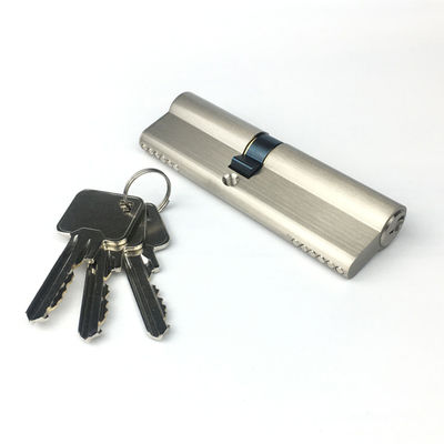 100-мм латунный цилиндр европрофиля с двойным механизмом