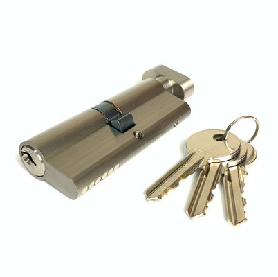 90мм Европрофиль Одноцилиндровый Латунный