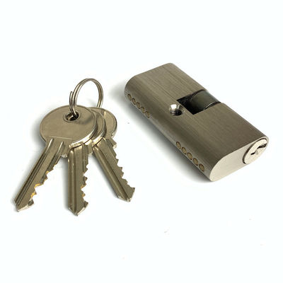 54мм 60мм Малый овальный латунный цилиндровый замок