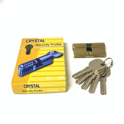 60 мм Двойной открытый латунный цилиндровый замок